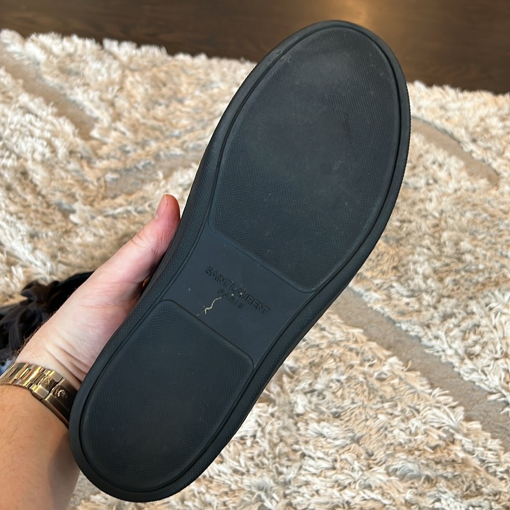 Saint Laurent SL01 sneakers in blue. - Picture 6 of 7